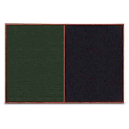United Visual Products Slim Style Indoor Enclosed Corkboard, 42", UVRDS42SBH-BRONZE-FORBO UVRDS42SBH-BRONZE-FORBO
